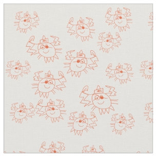 Crabs Anpassningsbar Combed Cotton (56 tum width) Tyg
