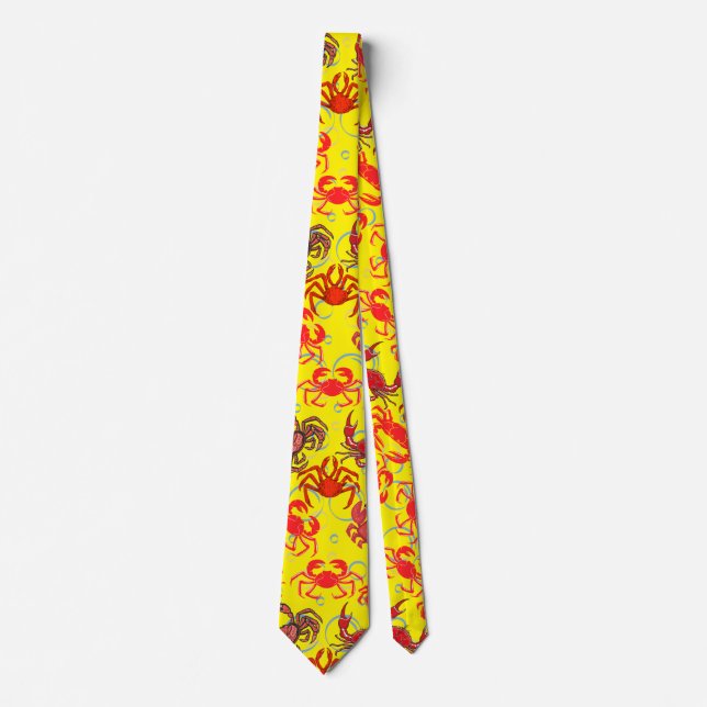 Crabs Patternx4 B Gult BG Slips (Framsida)