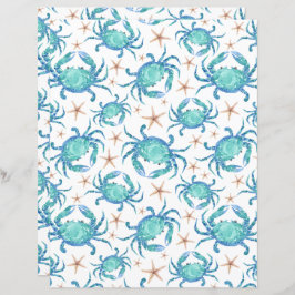 Crabs Scrapbook Paper