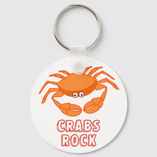 Crabs Sten Nyckelring (Framsida)