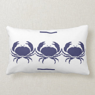 CRABS vit PILLOW-kustliv Lumbarkudde