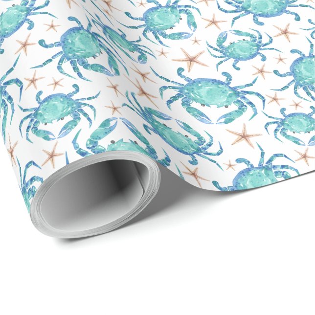 Crabs Wrapping Papper Presentpapper (Rullad Hörn)