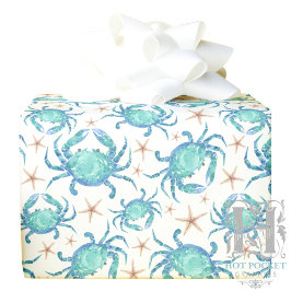 Crabs Wrapping Papper Presentpapper
