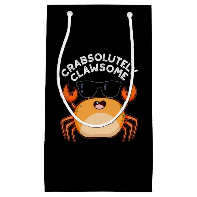 CrabsolOpinion Clawsome Funny Crab Pun Mörk BG (Framsidan)