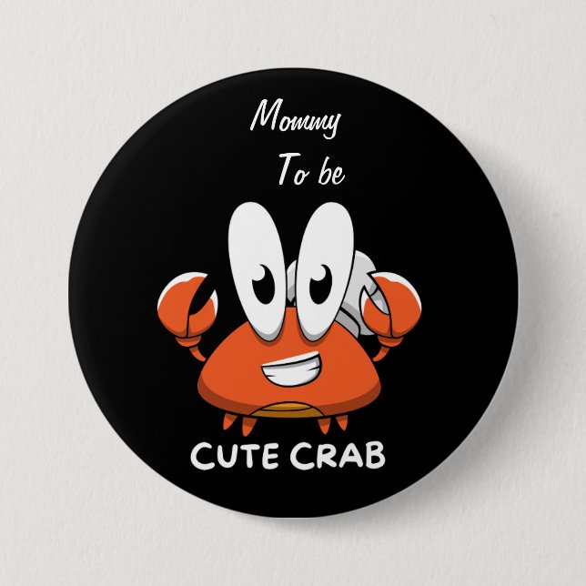 Crabtastic Cutie. Knapp (Framsida)