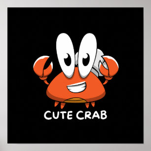 Crabtastic Cutie Poster
