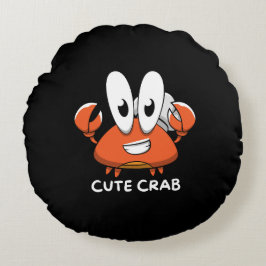 Crabtastic Cutie. Rund Kudde
