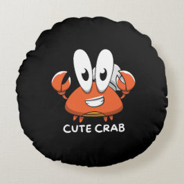 Crabtastic Cutie. Rund Kudde