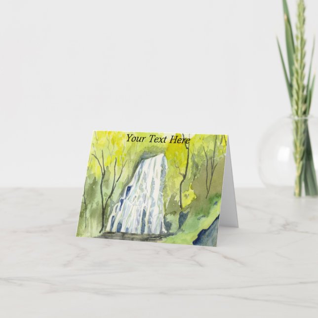 Crabtree Falls Tack Kort (Framsida)