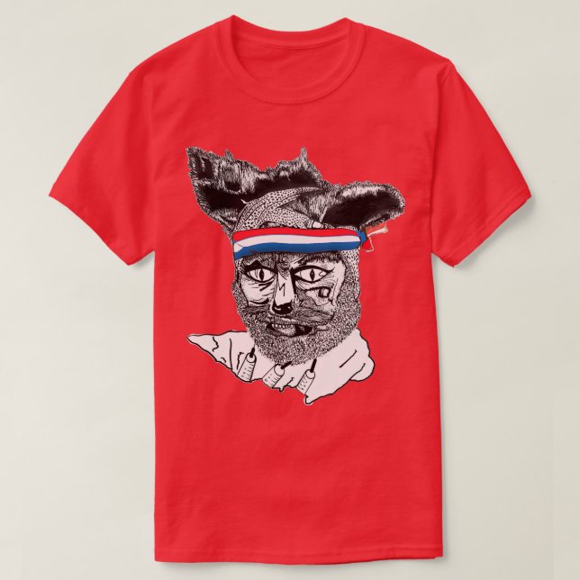 Crack Fox T Shirt (Design framsida)