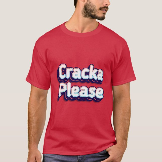 Cracka, tack t shirt (Framsida)