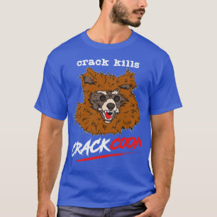 Crackcoon Crack Döda Fläkt Art T Shirt