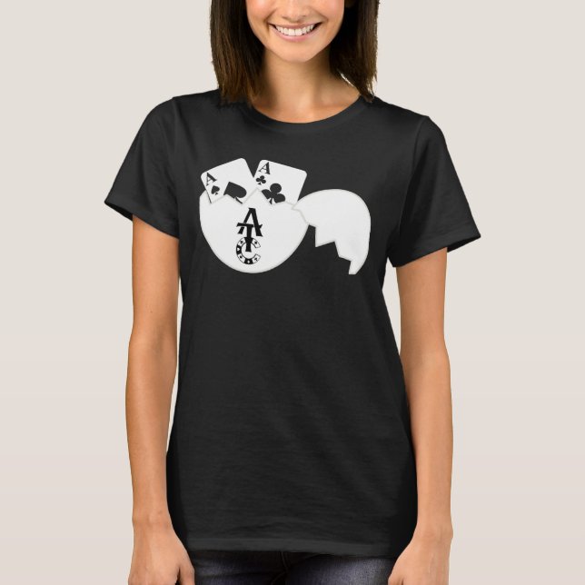 Cracked Aces T Shirt (Framsida)