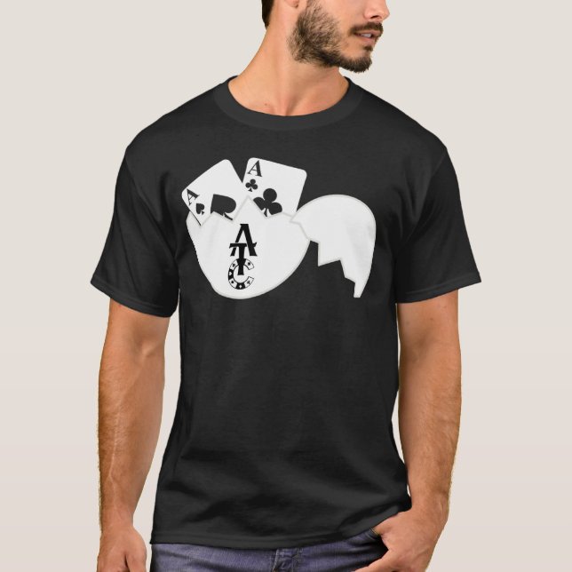 Cracked Aces T Shirt (Framsida)