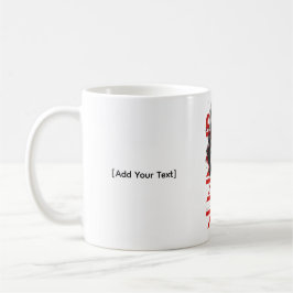 Cracked Classical Bust Trash Polka Art Mug Kaffemugg