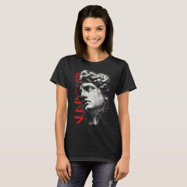 Cracked Classical Bust Trash Polka Dam-T-Shirt T Shirt