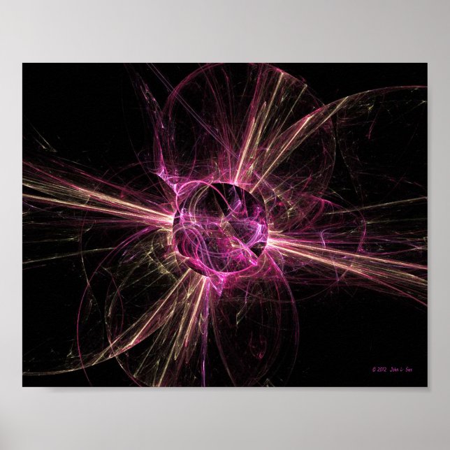 Cracking Atom (10x8) Poster (Framsidan)