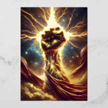 Crackle Fist - Isaiah 41:10 KJV-filékort