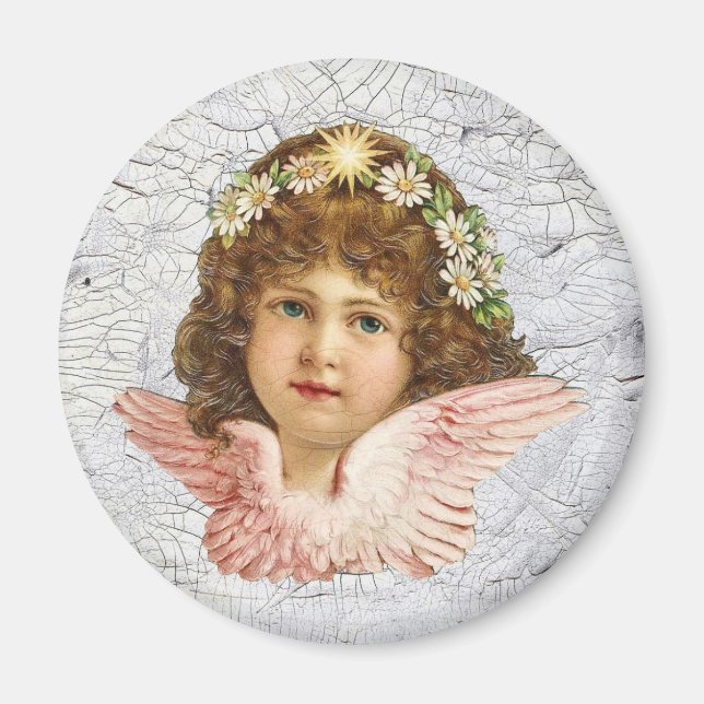 Crackled Angel Magnet (Framsidan)