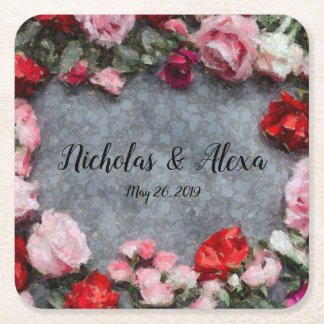 Cracklin steg underlägg papper kvadrat