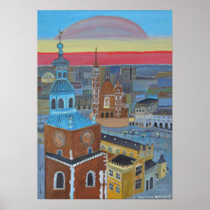 Cracow Poland poster