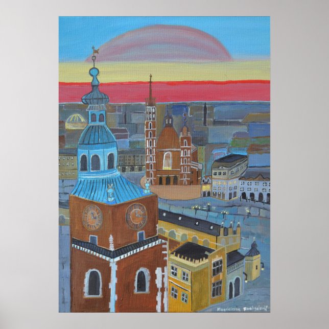 Cracow Poland poster (Framsidan)