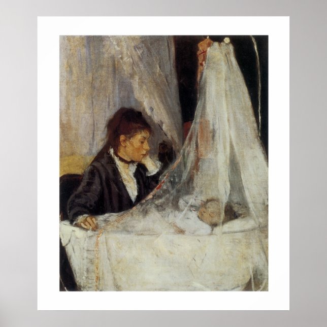 Cradle by Berthe Morisot Poster (Framsidan)