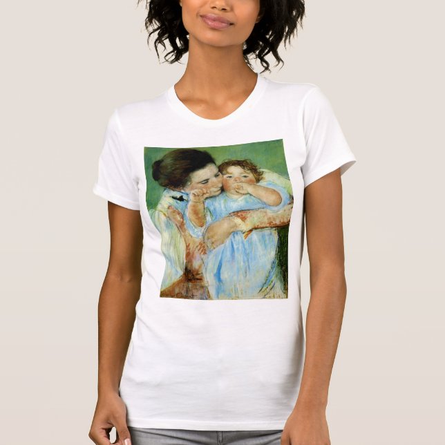 Cradle by Berthe Morisot T Shirt (Framsida)