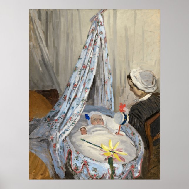 Cradle, Camille, Jean-Claude Monet Fine Art Poster (Framsidan)