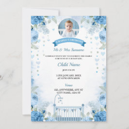 Cradle Ceremony-inbjudningskort, namngivningsdag Inbjudningar