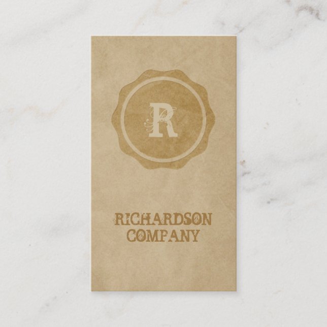 Craft affärskort Craft papper Craft Visitkort (Framsida)