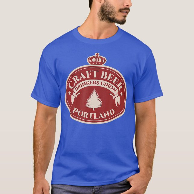 Craft Beer Älskare Portland Oregon T Shirt (Framsida)