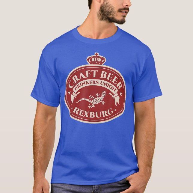 Craft Beer Älskare - Rexburg Idaho T Shirt (Framsida)