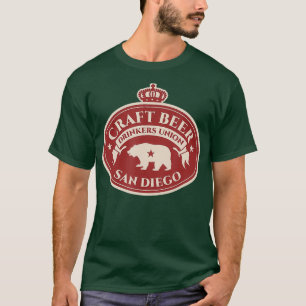 Craft Beer Älskare San Diego Kalifornien T Shirt