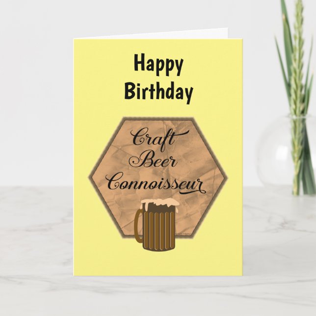 Craft Beer Connoisseur Kort (Framsida)