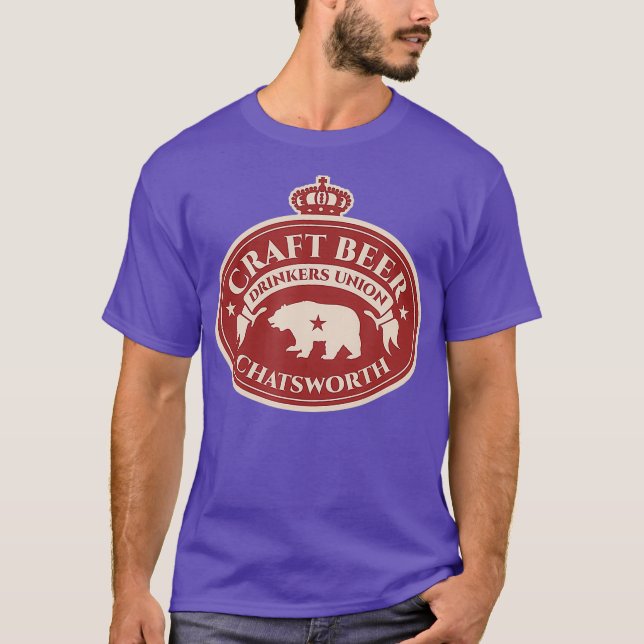 Craft Beer Drinkers Union - Chatsworth T Shirt (Framsida)