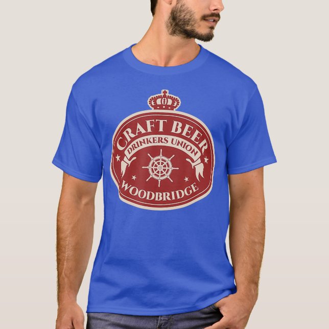 Craft Beer Drinkers Union Woodbridge - Brew T Shirt (Framsida)