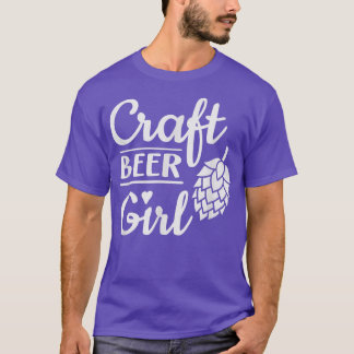 Craft Beer Girl Skutt  T Shirt
