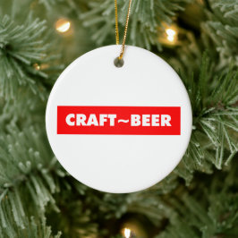 CRAFT BEER JULGRANSPRYDNAD KERAMIK