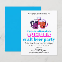 Craft Beer Party-inbjudan