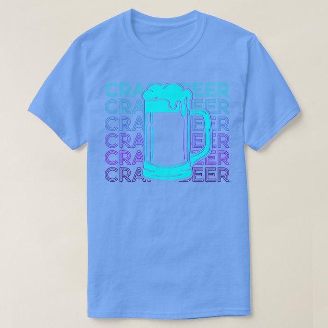 Craft Beer Retro Gift T Shirt (Design framsida)