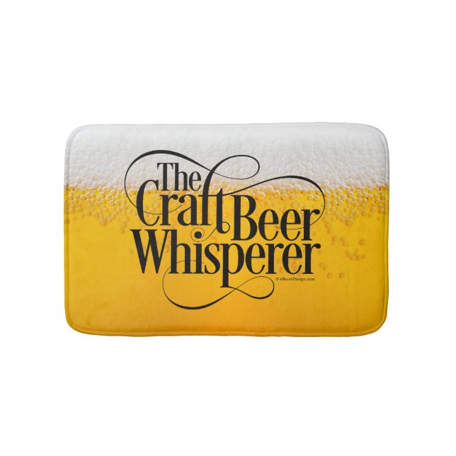 Craft Beer Whisperer Bath Mat Badrumsmatta (Framsidan)