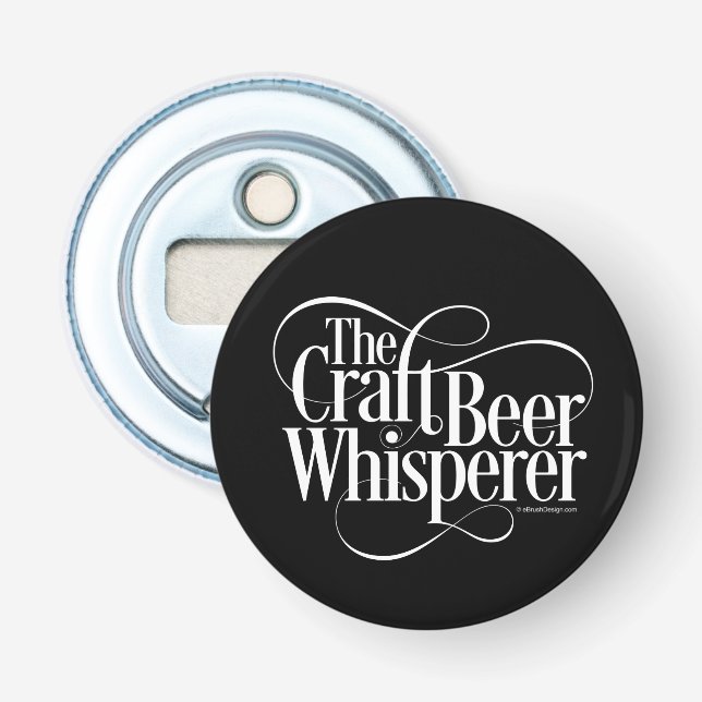Craft Beer Whisperer Flaska-öppnare Flasköppnare (Framsidan)