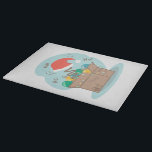 Craft box med julklapp och dekoration<br><div class="desc">Nyårs- och julkomposition med fullt av dekoration och julhatt</div>