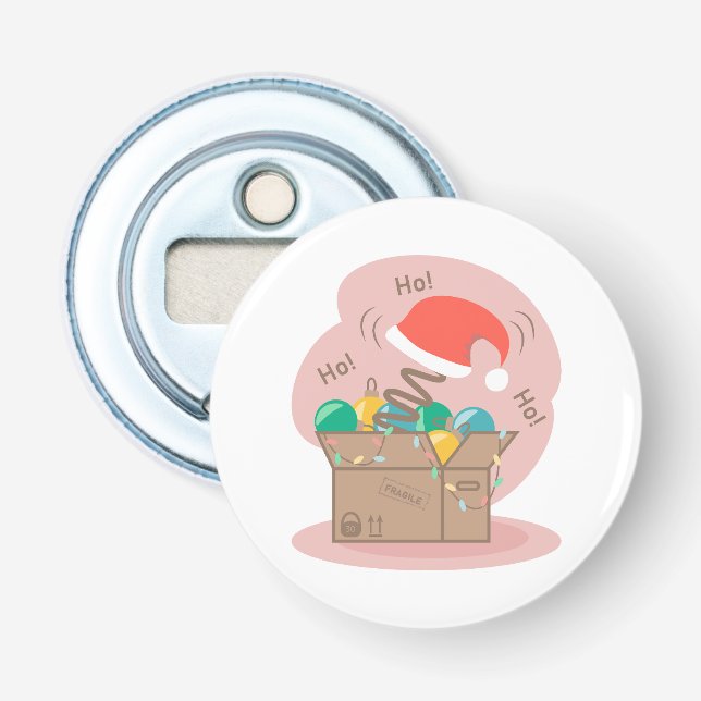 Craft box med julklapp och dekoration flasköppnare (Framsidan)