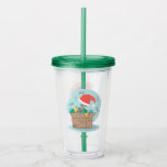 Craft box med julklapp och dekoration take away mugg<br><div class="desc">Nyårs- och julkomposition med fullt av dekoration och julhatt</div>