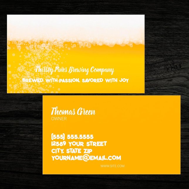 🍺 Craft Brewery Visitkort (Craft Brewery Business Cards)