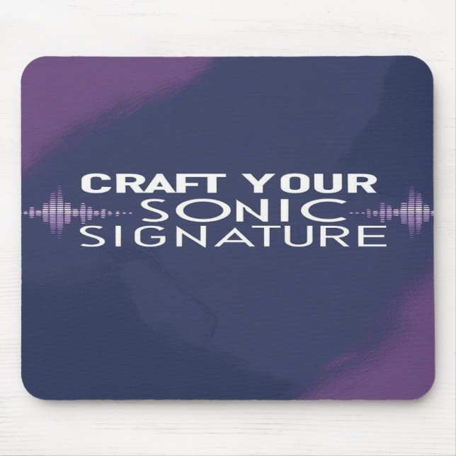 Craft din Sonic Namnteckning, alternativ 2 Musmatta (Framsidan)