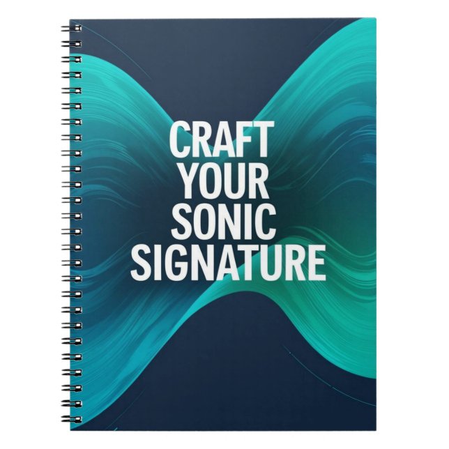 Craft Ditt Sonic Namnteckning, alternativ 3 Anteckningsbok (Framsidan)
