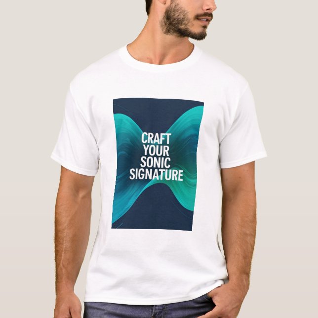 Craft Ditt Sonic Namnteckning, alternativ 3 T Shirt (Framsida)